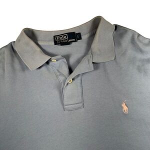 Polo‎ Ralph Lauren Men's Blue Short Sleeve Classic Fit Cotton Polo Shirt L
